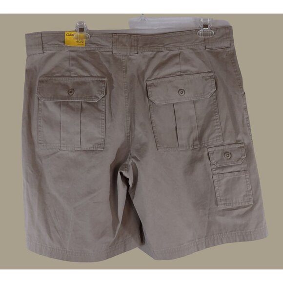 Cabela's Mens Tan 8-pocket Hiking Outdoor Shorts Size 40 Waist 9-Inch Inseam NWT - Picture 3 of 11